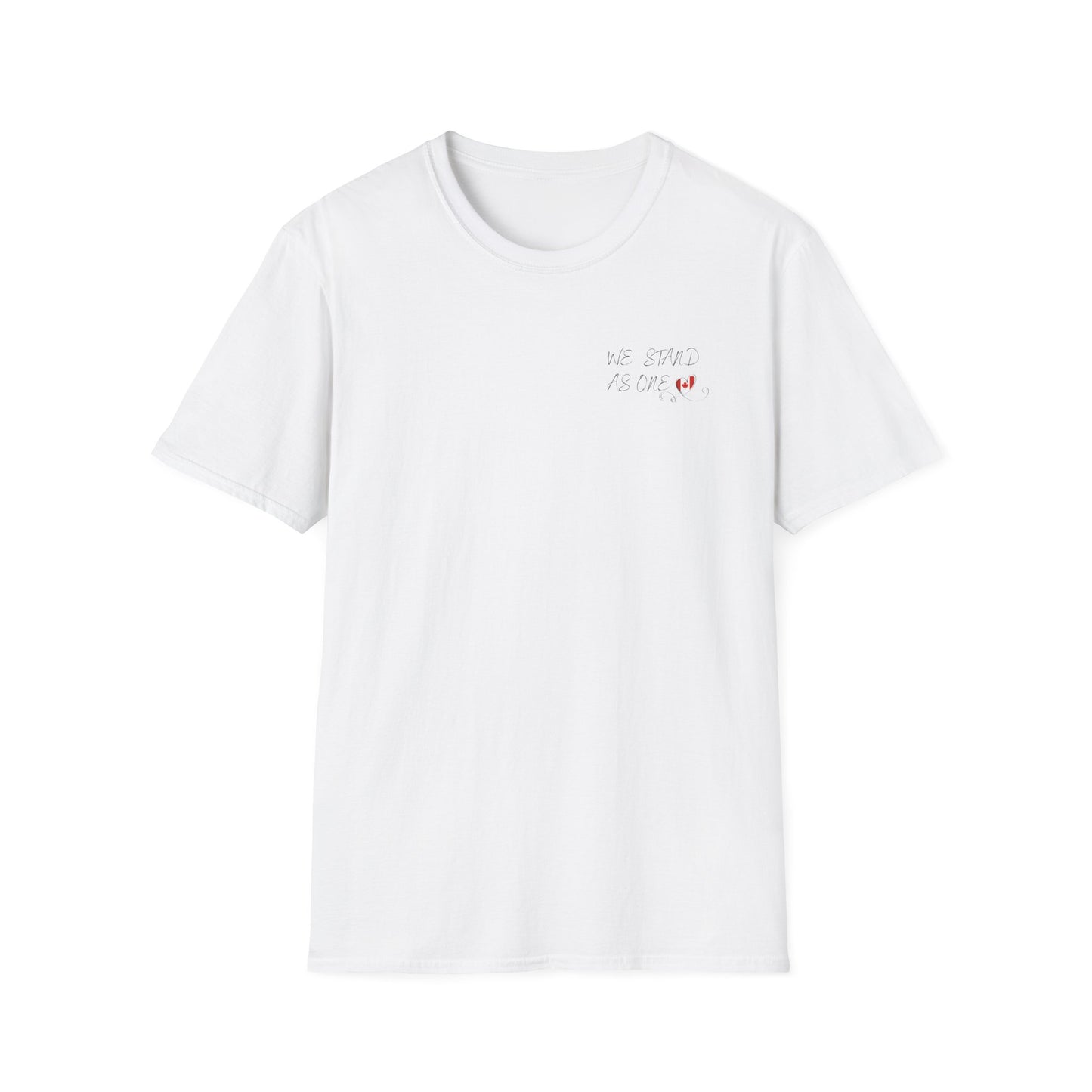 CANADA "We Stand As One" unisex adult T-Shirt
