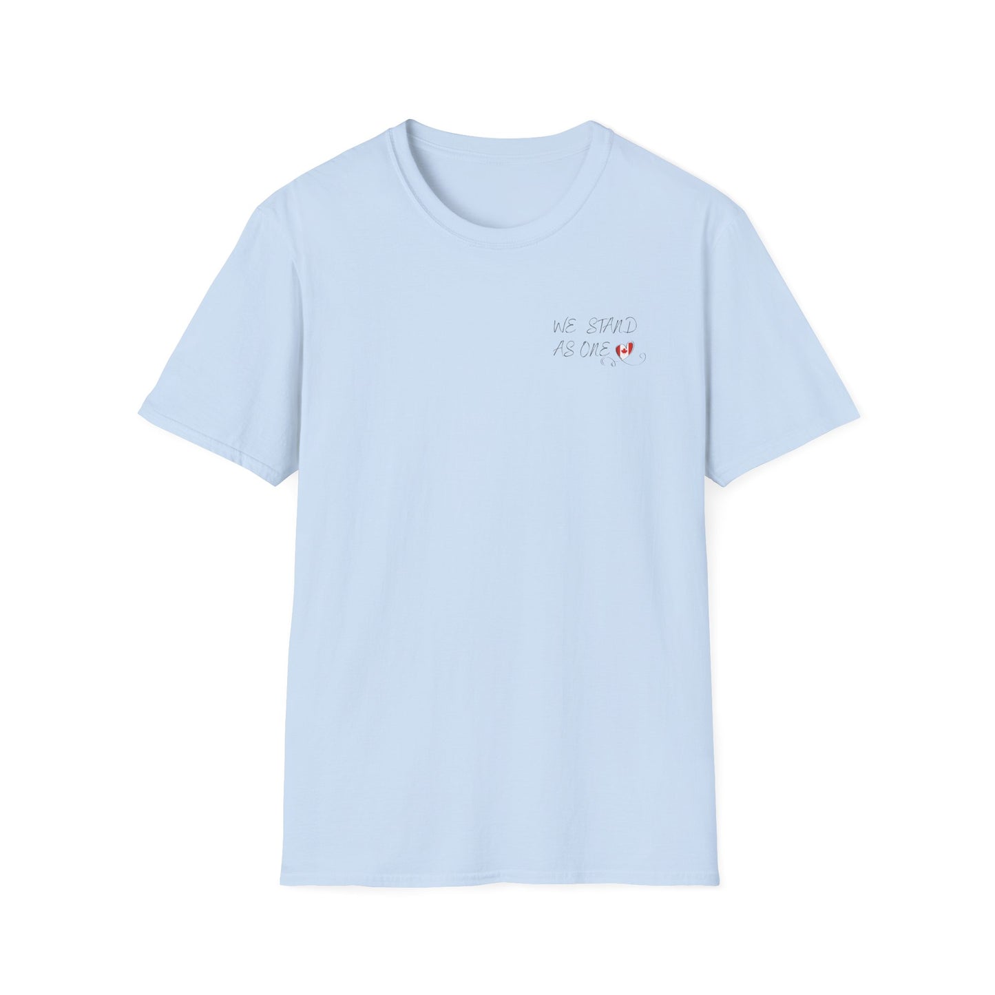 CANADA "We Stand As One" unisex adult T-Shirt