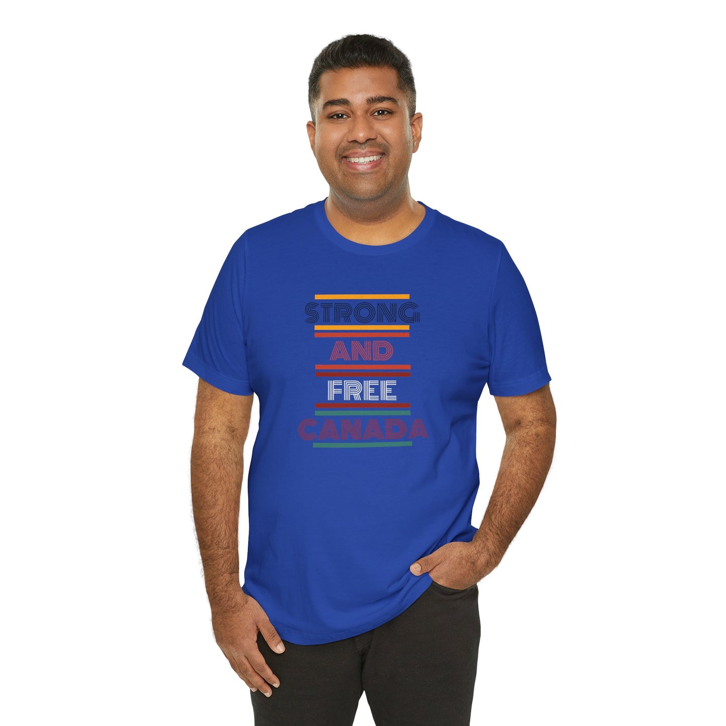 CANADA "Strong and Free Canada" unisex adult T-Shirt