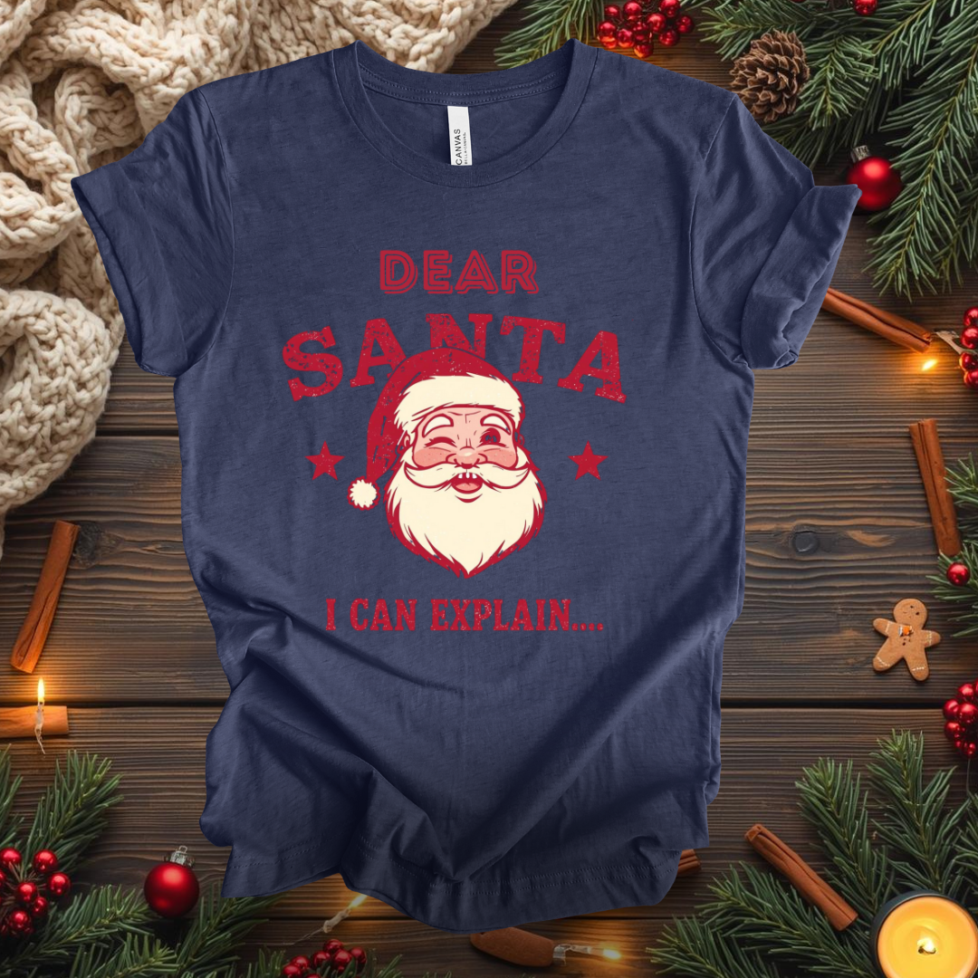 Dear Santa I Can Explain... T-Shirt