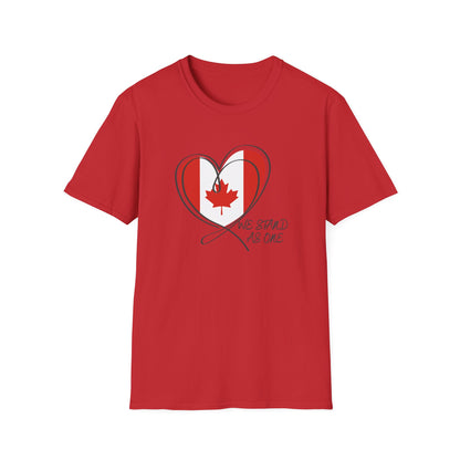 CANADA "We Stand As One" unisex adult T-Shirt