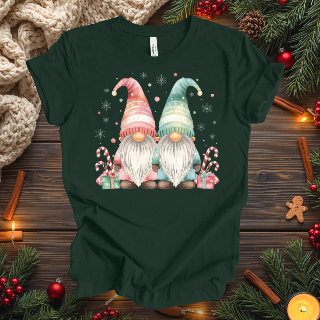 Christmas Gnome Duo T-Shirt