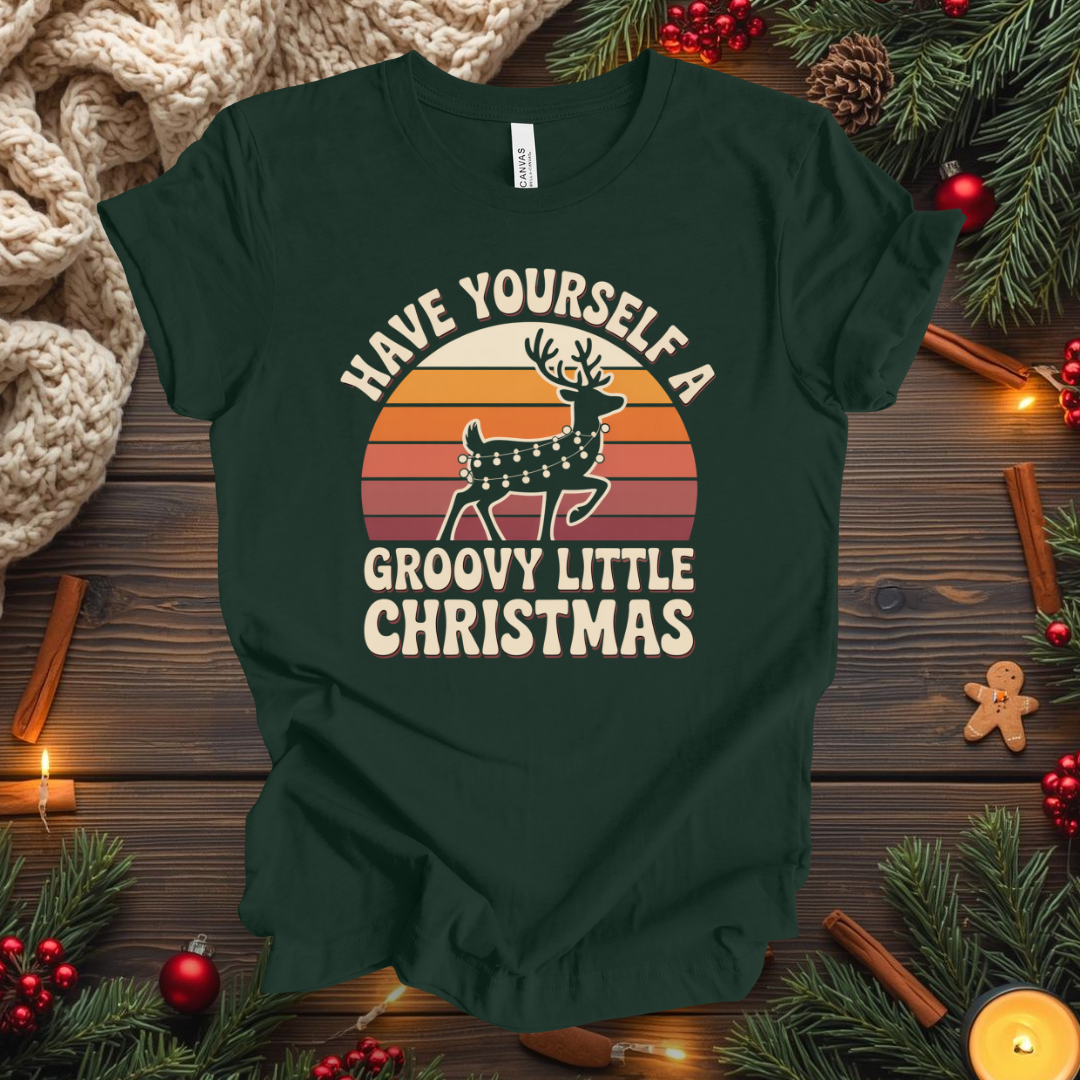 Have Yourself a Groovy Little Christmas T-Shirt