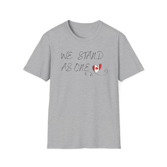 CANADA "We Stand As One" unisex adult T-Shirt