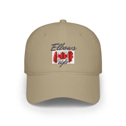 CANADA "Elbows Up"unisex adult Low Profile Baseball Cap