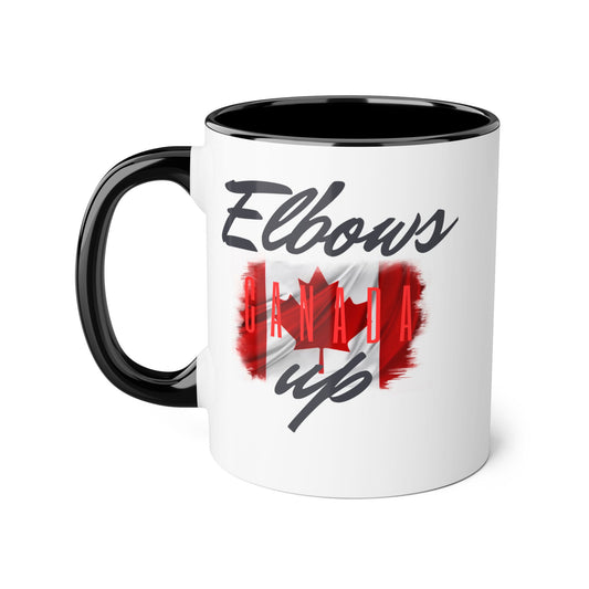 CANADA "Canada Elbows Up"  Ceramic Coffee Cup