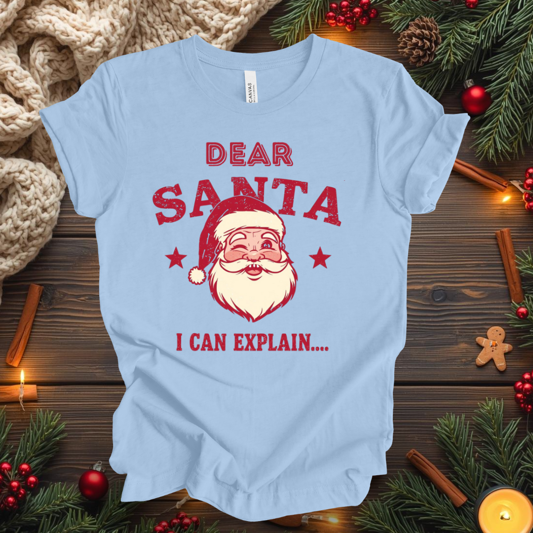 Dear Santa I Can Explain... T-Shirt