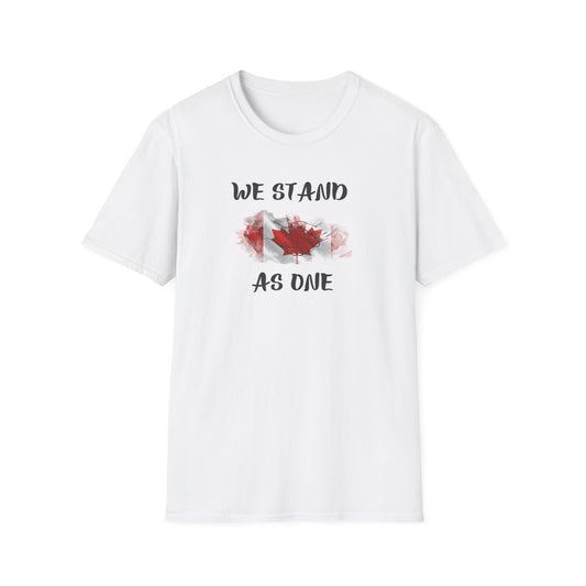 CANADA "We Stand As One " unisex adult T-Shirt