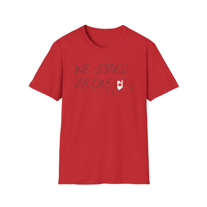CANADA "We Stand As One" unisex adult T-Shirt