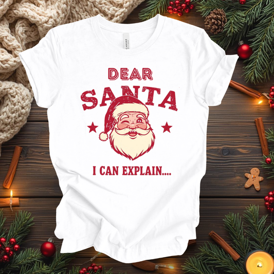 Dear Santa I Can Explain... T-Shirt