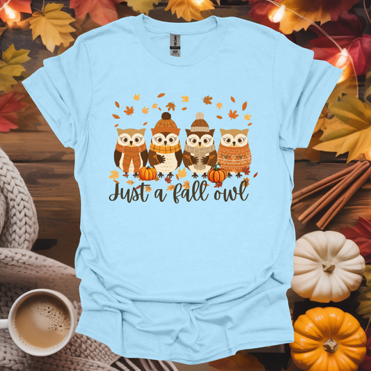 Just a Fall Owl T-Shirt