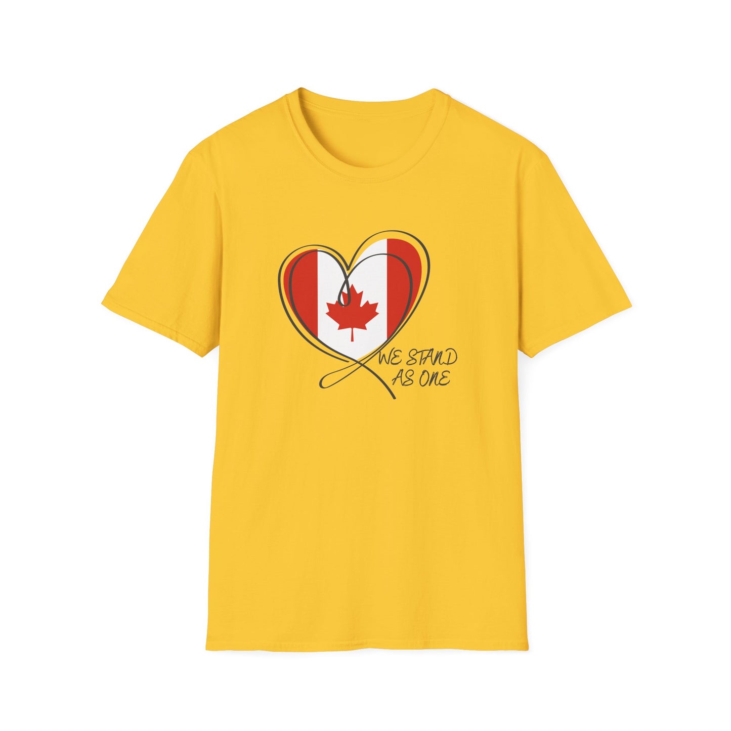 CANADA "We Stand As One" unisex adult T-Shirt
