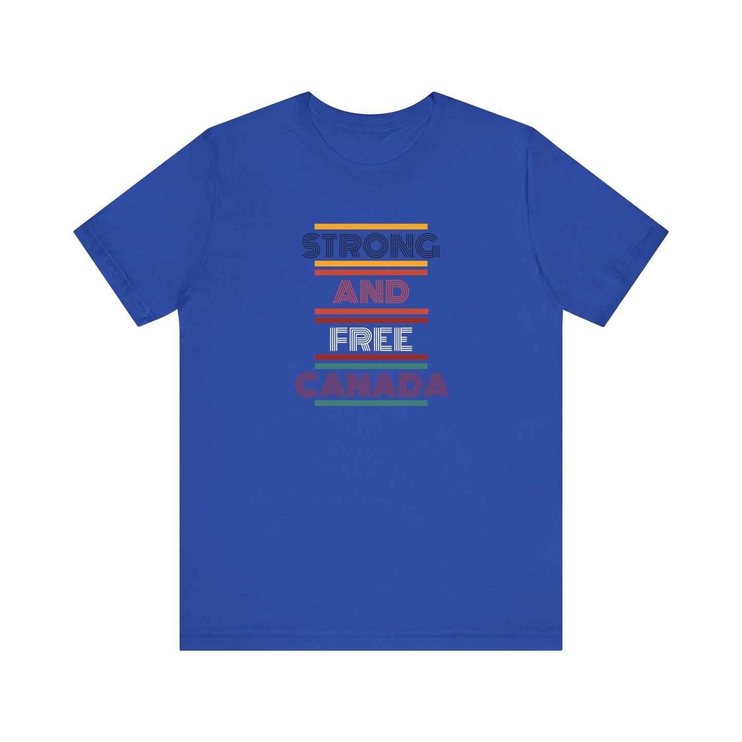 CANADA "Strong and Free Canada" unisex adult T-Shirt