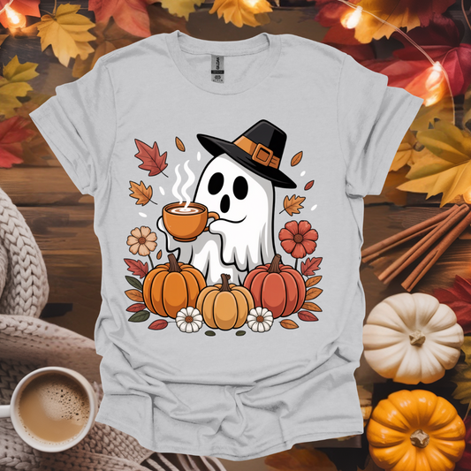Ghost With Coffee T-Shirt