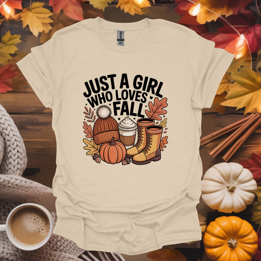 Just a Girl Who Loves Fall T-Shirt