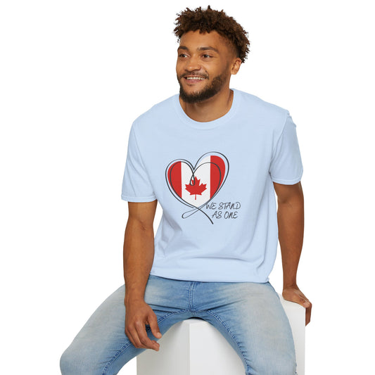 CANADA "We Stand As One" unisex adult T-Shirt