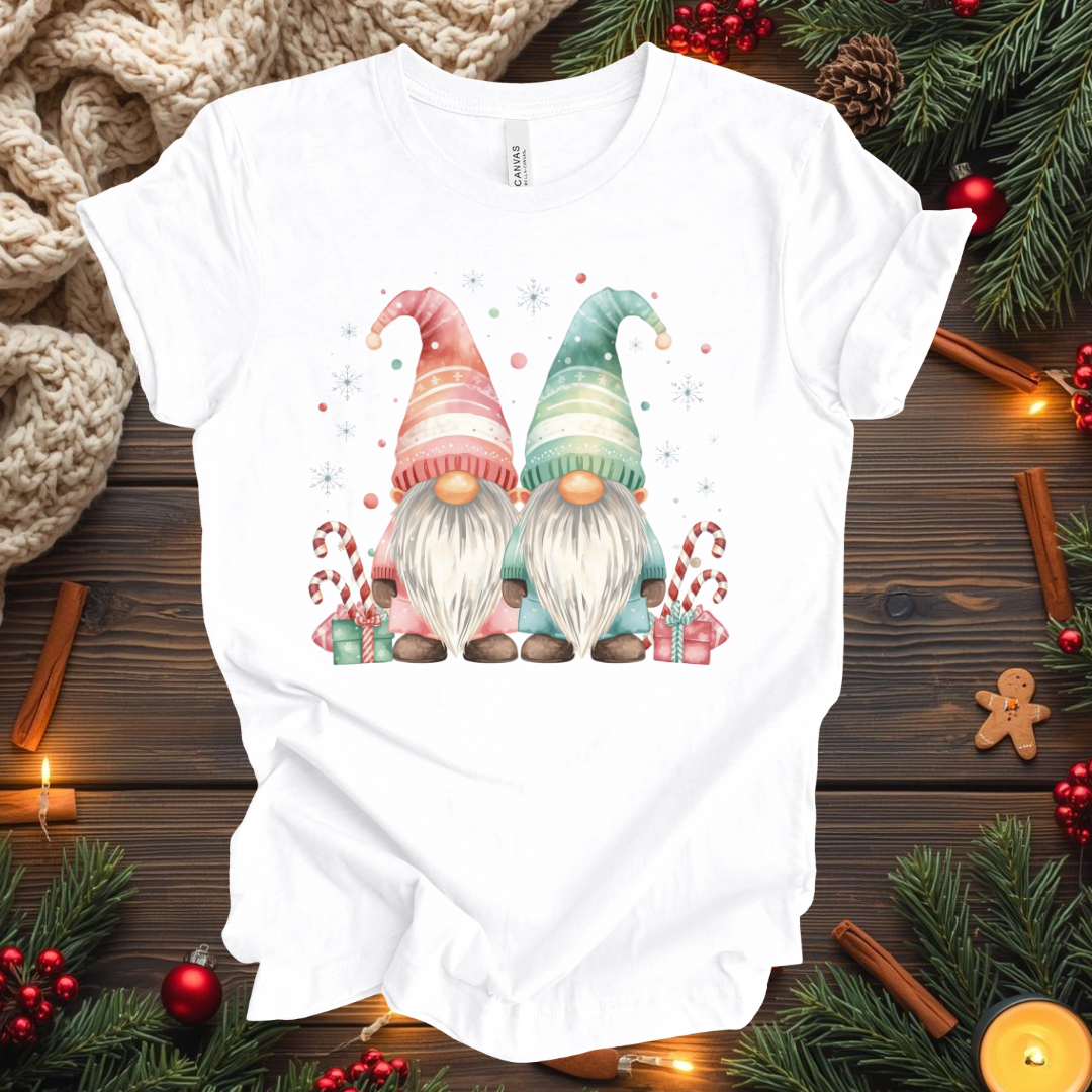 Christmas Gnome Duo T-Shirt