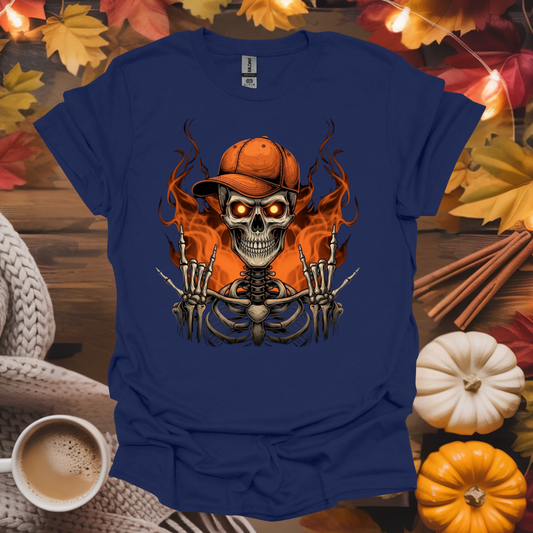 Skeleton on Fire T-Shirt