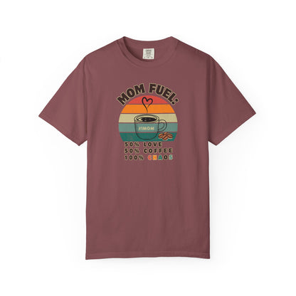 Mom Fuel T-Shirt – Funny Coffee Lover Mother’s Day Gift