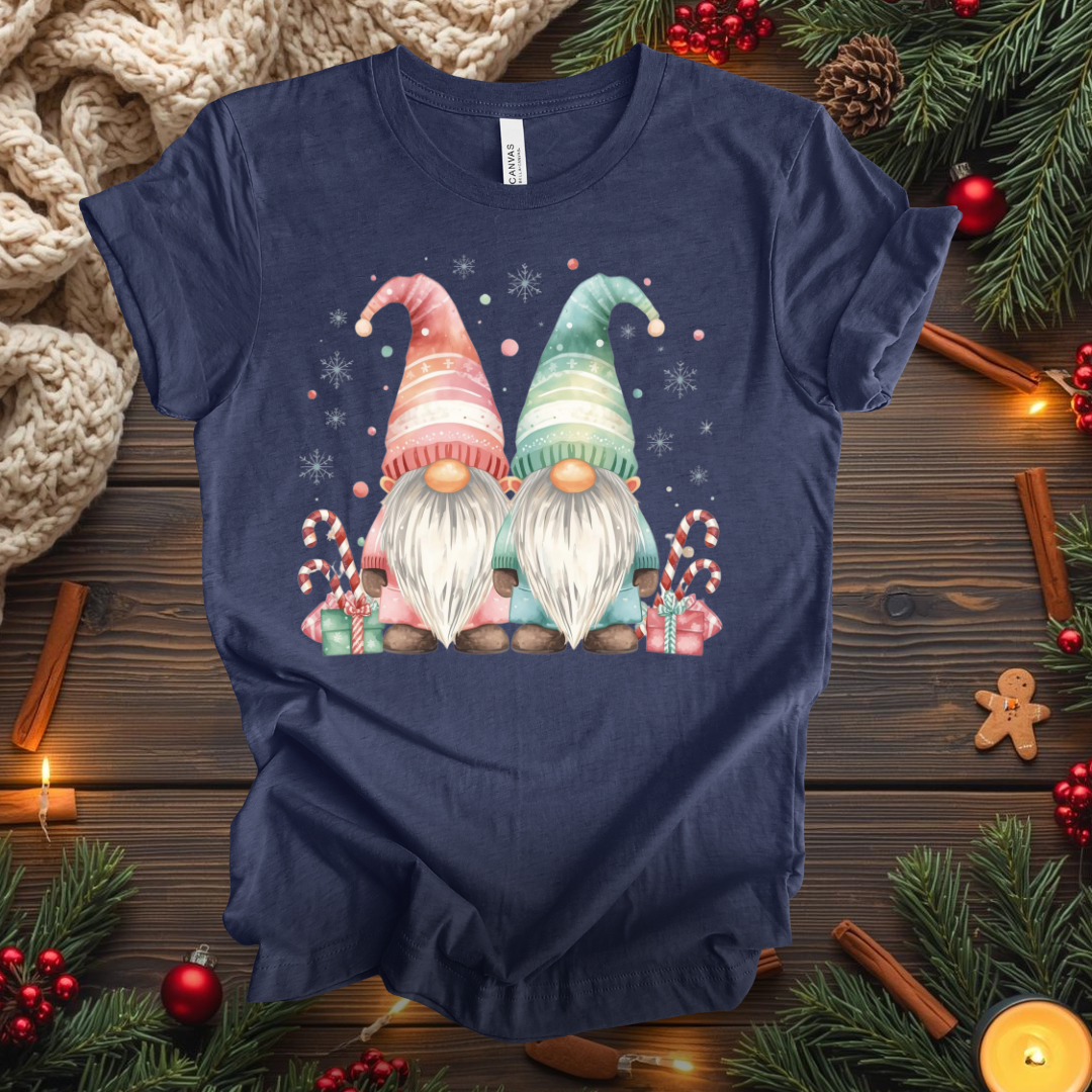 Christmas Gnome Duo T-Shirt